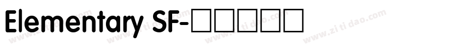 Elementary SF字体转换